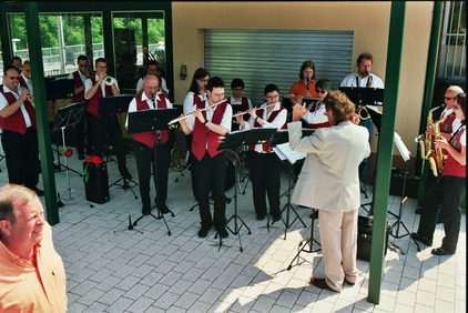 Begrüßung durch das Stadtorchester Ober-Ramstadt